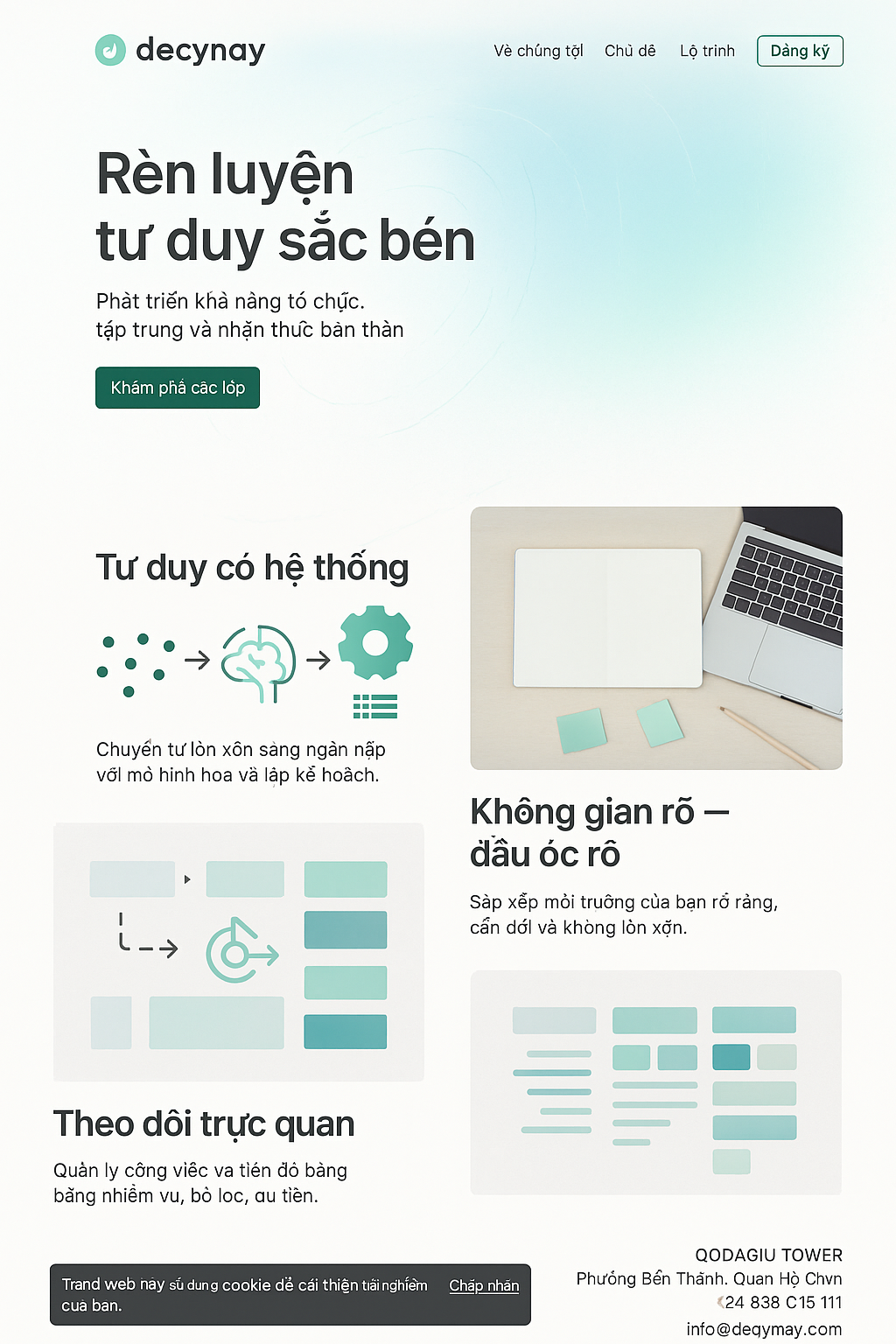 Không gian văn phòng tại Saigon Centre, không có người cận cảnh